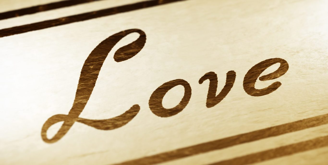 Das Wort Liebe